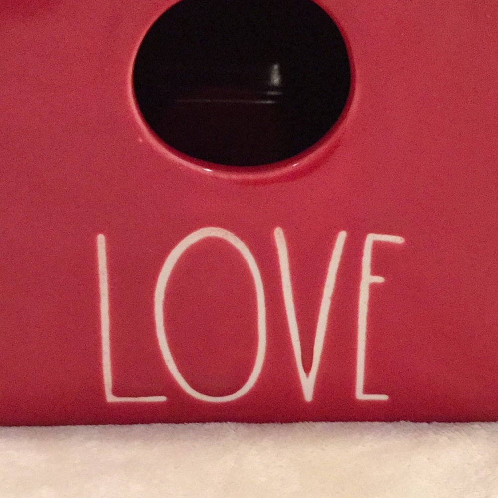 NWT ❤️ Rae Dunn LOVE BirdHouse ❤️ - Picture 6 of 10